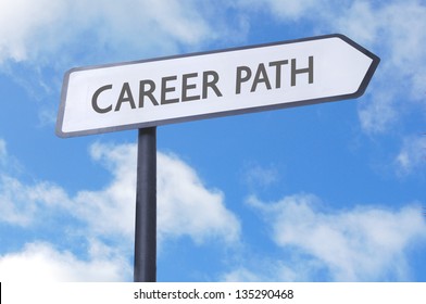 Career Path Street Sign