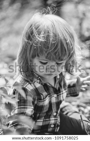 Similar – Baby girl head with a lot of hair clips