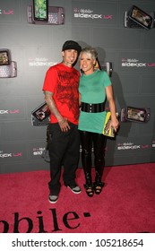 Carey Hart And Pink At The T-Mobile Sidekick LX Launch Party. Paramount Studios, Hollywood, CA. 05-14-09