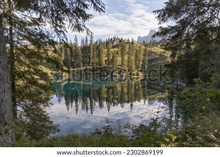 Similar – Foto Bild Beautiful cristal clear mountain lake in the alps