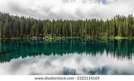 Similar – Foto Bild Beautiful cristal clear mountain lake in the alps