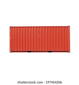 Cargo Container Front Side 
