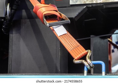 The Cargo Is Held By Tension Safety Belts With Mechanical Locks