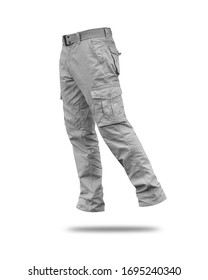 Cargo Pants Isolated On White Background