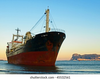 Cargo Ship Gotten Suck On Beach Stock Photo 45532561 | Shutterstock