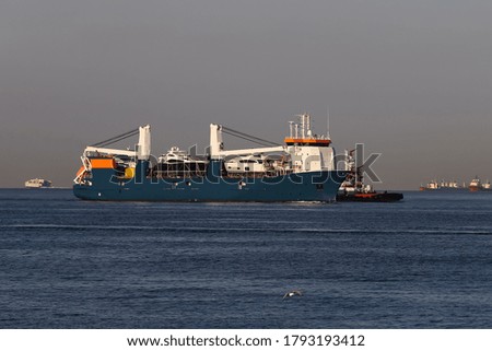Similar – Image, Stock Photo Istanbul freight transport