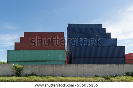 Similar – Image, Stock Photo REAL SKY Harbour Green