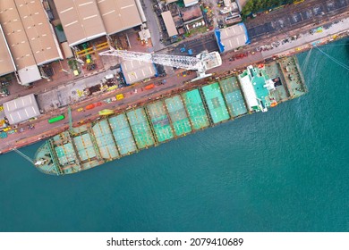 Cargo ships docking, preparing to move, containers, transportation systems, ships, import and export goods, logistics