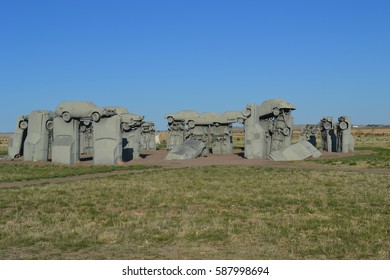 Carhenge In Alliance Nebraska Is A Modern Day Replica Of Stonehenge Using Old Cars