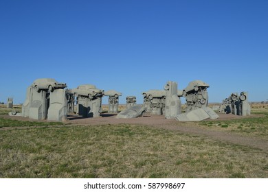 Carhenge In Alliance Nebraska Is A Modern Day Replica Of Stonehenge Using Old Cars