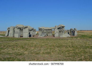 Carhenge In Alliance Nebraska Is A Modern Day Replica Of Stonehenge Using Old Cars