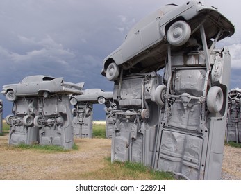 Carhenge Detail Alliance Nebraska