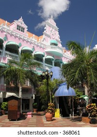 Caribbean Architecture In Oranjestad / Aruba