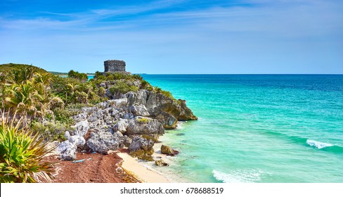 Caribbean Coast Of Mexico / Ruins Of Tulum / Quintana Roo - Cancun - Riviera Maya