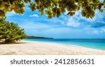 Caribbean. The Island Of Grenada. Grenada is a country and an island located in the southern part of the Antilles, Beautiful View Of Grand Anse In Grenada