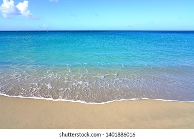 The Caribbean Sea At Pinney's Beach In Nevis, St Kitts And Nevis