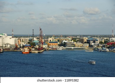 caribbean sea port of grand cayman island
