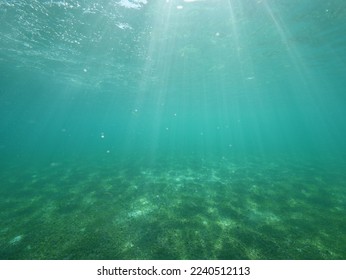 caribbean sea split level ocean - Shutterstock ID 2240512113