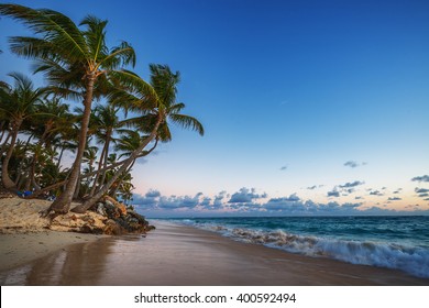 Caribbean Wild Beach, Punta Cana, Sunrise Shot