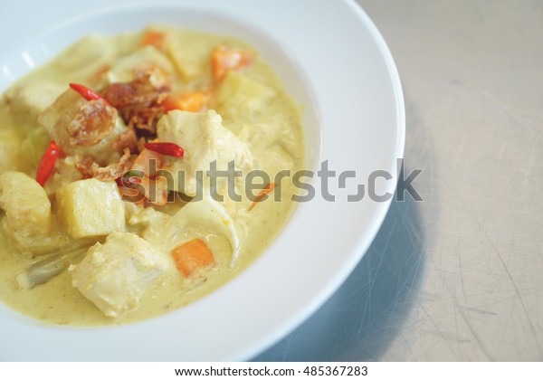 Cariga Vietnamese Chicken Curry On White Stock Photo Edit Now