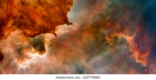 Carina Nebula Clouds by James Webb Space Telescope in panorama. Elements of this image are furnished by NASA.
 - Powered by Shutterstock