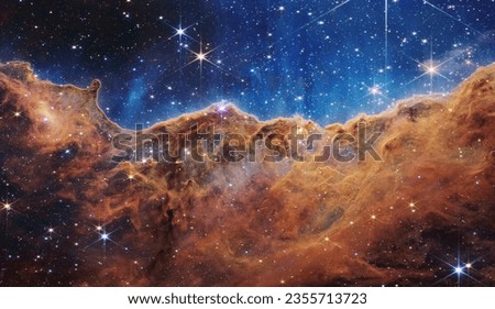 the Carina nebula is a collection of gases that formed very long ago and are very far from the earth