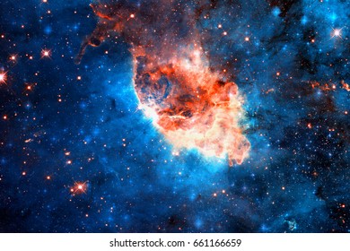 Carina Nebula in outer space. Elements of this Image Furnished by NASA