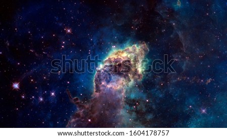 Carina Nebula in outer space. Elements of this image furnished by NASA.