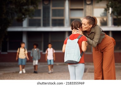 Schoolgirl Kissing