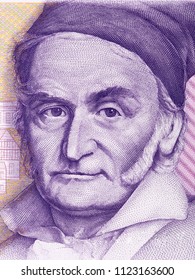 Carl Friedrich Gauss Portrait From Deutsche Mark 
