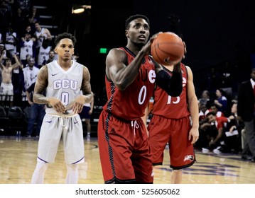 Carlos Anderson Guard For The Southern Illinois University Cougars At GCU Arena In Phoenix,AZ USA November 28,2916.