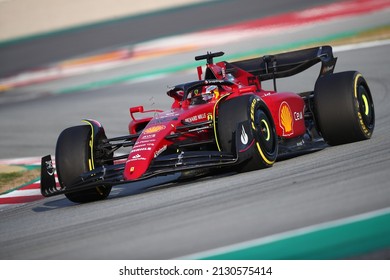 Carlos Sainz Barcelona, Spain - February 26 2022: F1 Pre Season Test - 
(SPA) - Ferrari F1-75

