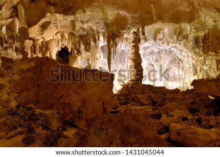 Carlsbad Caverns - A limestone cavern known as the Carlsbad Cave, of extraordinary proportions and of unusual beauty and variety of natural decoration. 