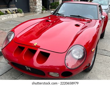 Carmel By The Sea, California - October 11, 2022.. A 1962-1964 Ferrari Parked On The Street.