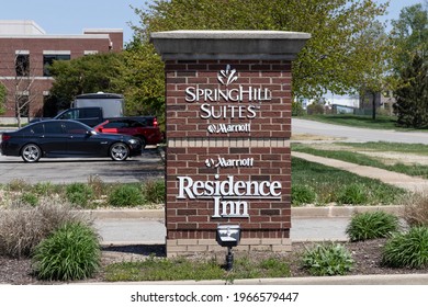Carmel - Circa May 2021: Springhill Suites And Residence Inn Hotel Property. Renaissance Hotels Is Part Of The Marriott International Family Of Hotels, Resorts And Residential Lodging Locations.