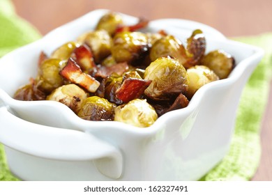 Carmelized Brussel Sprouts With Bacon