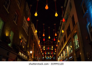 Carnaby Street By Night Uk London