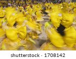 Carnaval parade at the Sambodromo, Rio de Janeiro Brazil