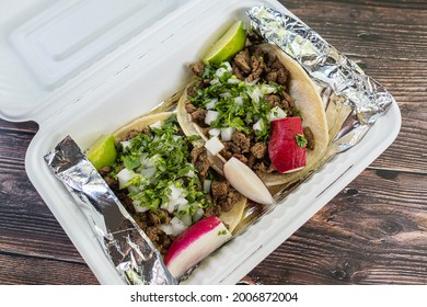 Carne Asada Tacos On Foil