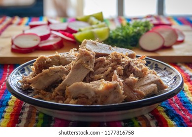 Carnitaspork Carnitas Plate Traditional Carnitas Puebla Stock Photo ...