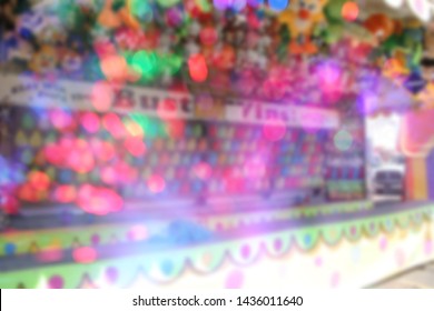 Carnival Blur Background With Bokeh