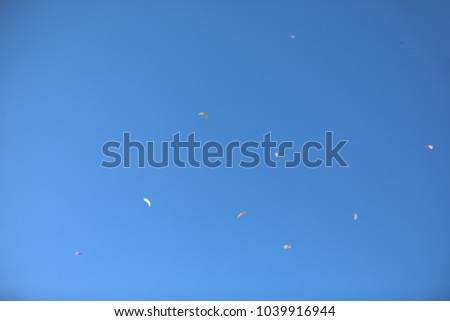 Carnival carnival confetti soap bubbles paper scraps