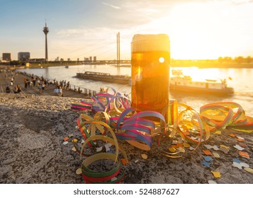 Carnival At Dusseldorf With Old Beer (Altbier), Germany