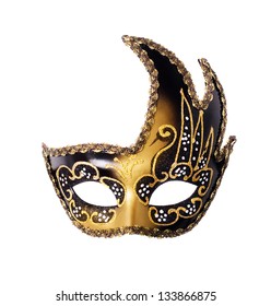 Carnival Mask On A White Background