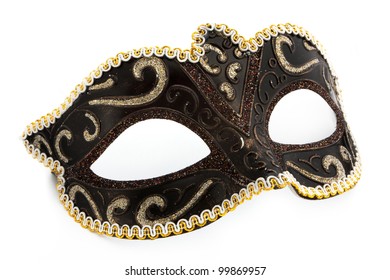 Carnival Mask On A White Background