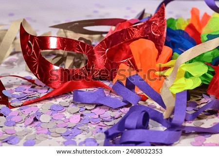 carnival mask props confetti brazilian party carnival costume of joy fest