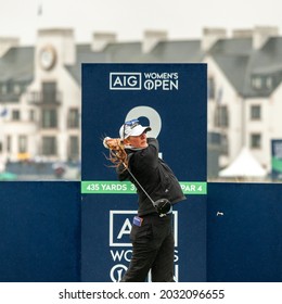 Carnoustie, Scotland - 23 August, 2021: Action from the AIG Women's Open at Carnoustie Golf Links (Photo Copyright Matt Hooper)