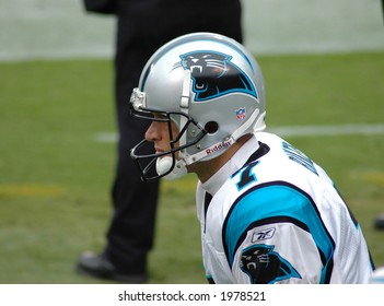 Carolina Panthers Football Kicker Jason Baker