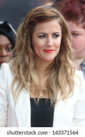 Caroline Flack At The X Factor Auditions Held At London Excel London. 19/06/2013