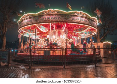 Carousel At Night